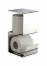 Toilettenrollenhalter mit Abstellfläche / Ersatzrollenhalter